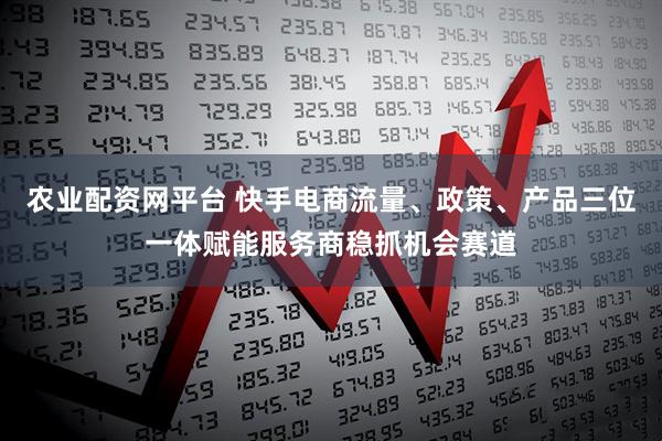 农业配资网平台 快手电商流量、政策、产品三位一体赋能服务商稳抓机会赛道